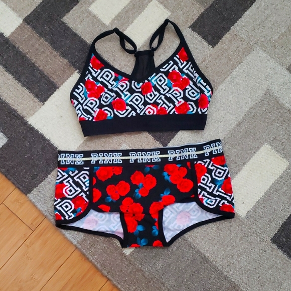 Victoria's Secret Other - VS PINK SPORTS BRA & PANTIE SET M/M
